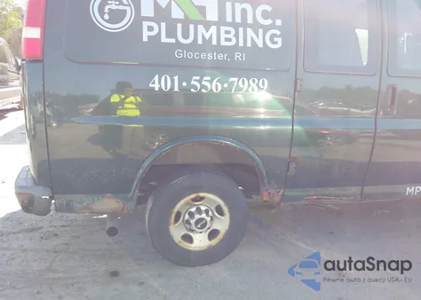 2010 GMC Savana 2500 Work Van from USA, damaged, VIN 1GTZGFBAXA1114787